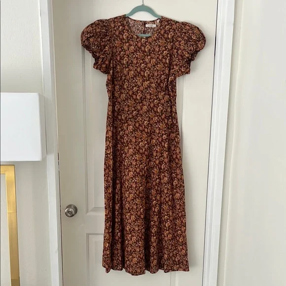 Doen Rhodia Dress in Mulberry Vine Floral - Picture 4 of 12